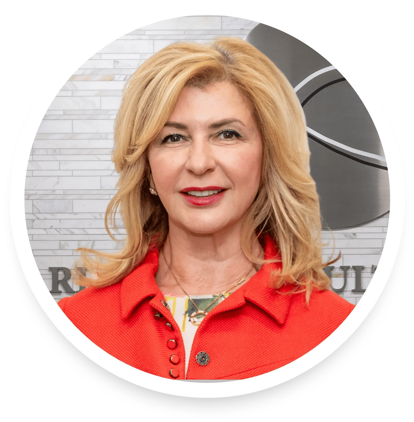 Dr. Larisa Kayserman standing